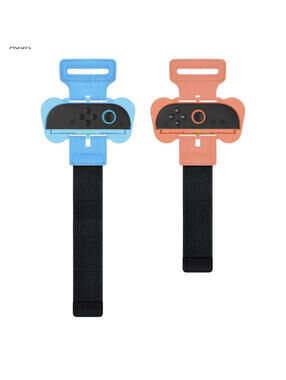 Wrist Bands for Nintendo Switch 2 Just Dance 2Pk Blue/Red NSW 2